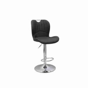 Aryan Black PU Bar Stool