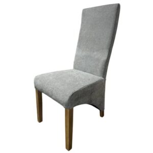 Berry Grey Fabric Chair