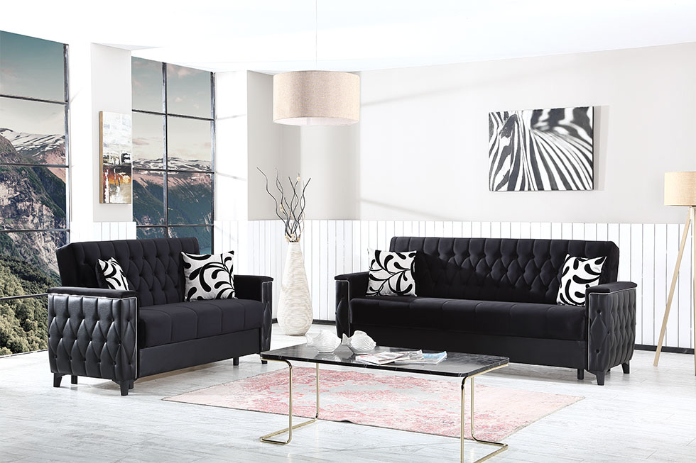 KEVIN BLACK3+2 SEATER