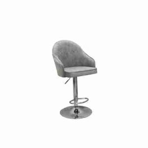 Milo Bar Stool Light Grey PU (Set of 3)