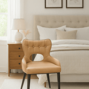 Marbella Chair - PU Camel
