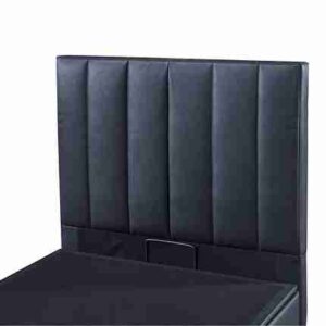 Kolon Bed 90x200 Black PU (Set of 2)