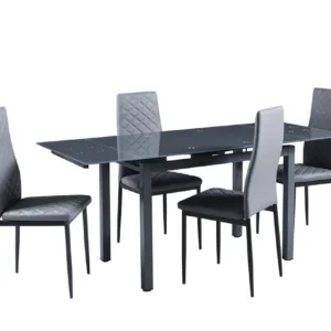 HELEN EXTENDING DINING TABLE GREY