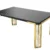 BLACK WITH GOLD FRAME